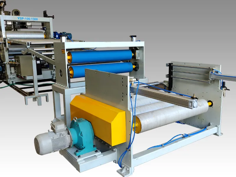 Haul-off and winding unit